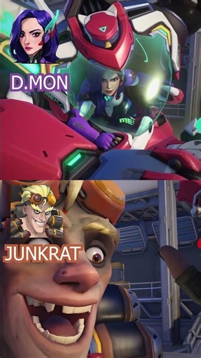 JUNKRAT COMPARTE SU ADMIRACIÓN DE D.VA CON DMON #dmon #interacciones
