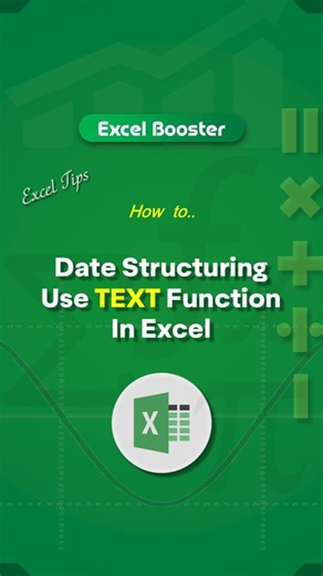 Excel Booster | Excel Guru on Instagram: ""How Date Structuring Use TEXT Function In Excel” Save this post for future reference! Share And Like it (@Excel_Booster) sharing excel tricks & tips Get our FREE Excel Cheat Sheet / links in bio check it out! Follow us on Instagram, YouTube, and more / links in bio check us out Email: UChauhan.Connect@gmail.com #text #msexcel #excel #microsoftexcel #msoffice microsoft exceltips msword msexceltraining exceltraining exceltricks microsoftoffice data spread