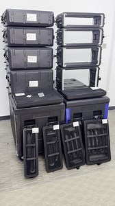 Flight Rack case 19 Inch Rack Case 6u Hard Plastic Shockproof Fly case for Outdoor Use