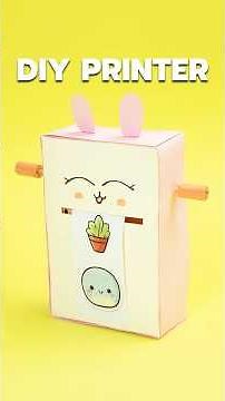 DIY Printer 🖨️ | Mini Printer at Home #Shorts