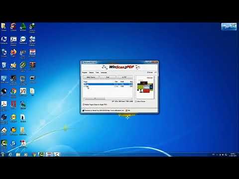 طريقة استخدام برنامج "WinScan2Pdf" لعمل سكان Pdf او صور