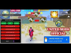 FREE FIRE HACK || FF HACK MOD MENU DOWNLOAD || FF NEW MOD MENU TODAY || UNITED MODS V12 FREE FIRE