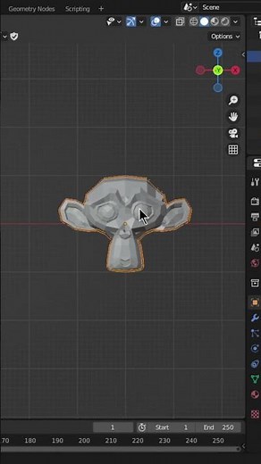 How to Enable Wireframe Mode in Blender | Beginner Tutorial Blender #BlenderTutorial #BlenderShorts
