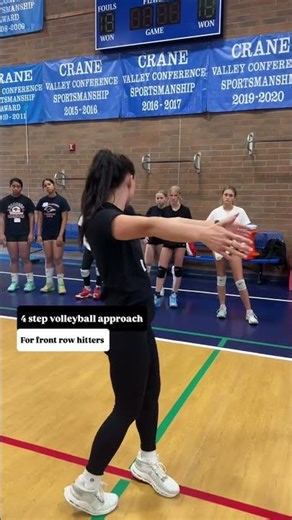 4 step approach for volleyball