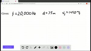 SOLVED:A fish finder uses a sonar device that sends 20,000 -Hz sound pulses downward from the bottom of the boat, and then detects echoes. If the maximum depth for which it is designed to work is 75 m, what is the minimum time between pulses (in fresh water)?