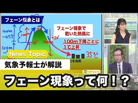 気象予報士が解説 フェーン現象って何！？