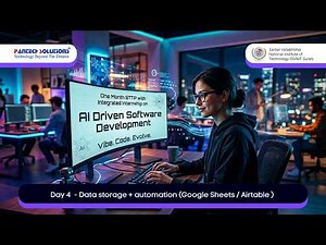Day 4 - Data storage + automation (Google Sheets ) | SVNIT & Pantech