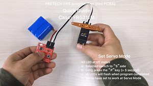 FRS编程器调试FR5311M飞特6V 13kg数码舵机正反转和连续转模式