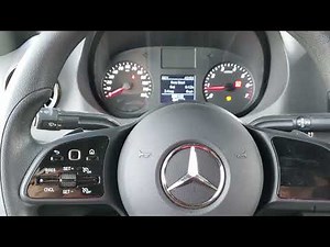 Clear Sprinter Van Maintenance message