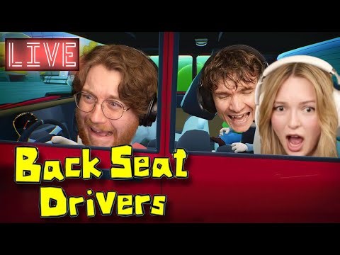 3 People struggle to drive a car