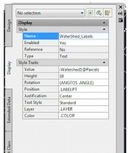 Labeling Shape File Features from Object Data