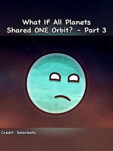 Neptune is sick 🤒 #solarballs #space #scifi #animation #fyp | animation