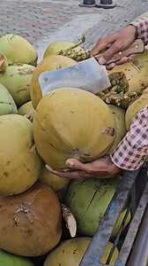 Only $1! Cambodian Fresh Coconuts - Fruit Cutting Skills | Fruit Mama