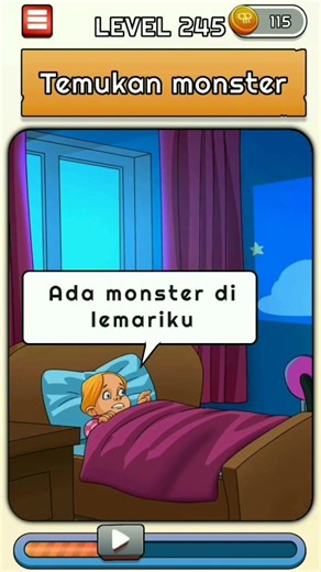 Bocil ketakutan ada monster di lemarinya!! #shorts