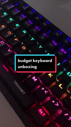 Budget Gaming Keyboard Unboxing - Tecknet Mechanical Keyboard Review