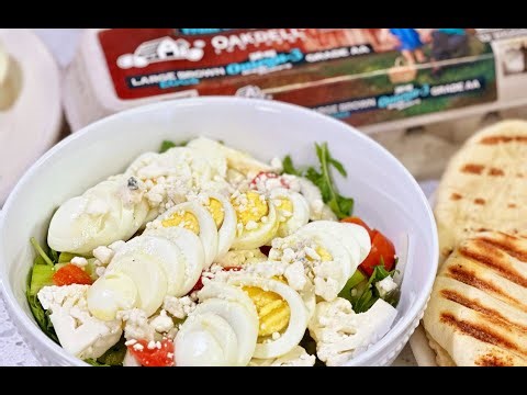 Cooking with Chef Bryan: Egg and Arugula Salad with Lemon Vinaigrette