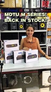 3.9K views · 39 reactions | The MOTU M2 delivers pro-studio clarity in a compact interface — ultra-low latency, ESS Sabre converters, crystal-clear preamps, and a full-color LCD that shows everything you need at a glance. Clean sound, zero fuss, all performance. ✨ #MOTUM2 #AudioInterface #HomeStudio #RecordingGear #ProAudio #RajMusicals | Raj Musicals | Facebook