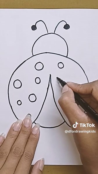 Let's Draw A Ladybug With Me Easy Ladybug DrawingTutorial For Kids Step By Step. watch full video: https://www.youtube.com/channel/UCMNxBT-1DIas6sUmFjqhD4A?sub_confirmation=1 #LadybugDrawing #KidDrawing #DrawWithMe #StepByStepTutorial #EasyDrawing #DIYDrawing #DrawingTime #drawingforkids #learntodraw #stepbystep #ladybug #drawingtutorial #kidsart #kidsarttutorial #cartooning #forkids