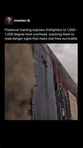 Invention on Instagram: "A flashover is one of the most dangerous moments in structural firefighting, occurring when a room transitions from a growing fire to total involvement in only a few seconds. Heat builds rapidly near the ceiling as flames roll across the upper layer, and once enough surfaces reach ignition temperature, everything can ignite almost simultaneously. This sudden shift creates conditions that are often unsurvivable without a deep understanding of fire behavior. Flashover trai