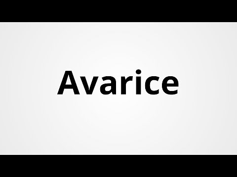Avarice | Definition & Pronunciation | Learn English Vocabulary