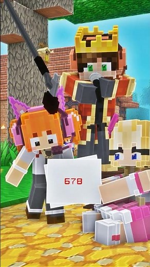 12345678 CHALLENGE VS MINEGREEN - Minecraft #shorts