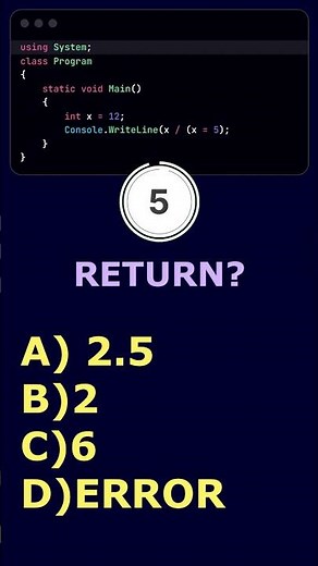 Easy? review! | C# Quiz