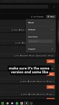 HOW TO ADD SHADERS AND MODS THRU CURSEFORGE! #minecraft #gaming #youtubeshorts #shorts #tutorial