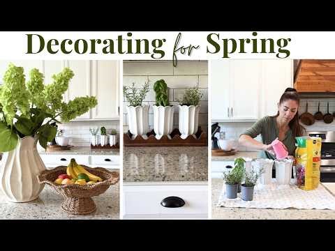 Spring Decor Refresh 🌱 Light + Airy Spring Decorating Ideas | Decorating for Spring