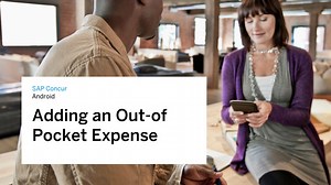 Adding an Out-of-Pocket Expense in Android with SAP Concur