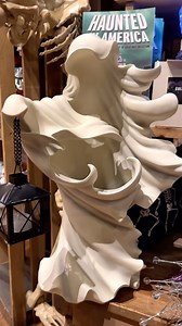 Our popular ghost lantern statue is back and ready to haunt your space! Don't miss out on this bewitching favorite and so much more still available online and in store! Link in bio #halloweeneveryday #spookyseason #crackerbarrel #ghost | Cracker Barrel