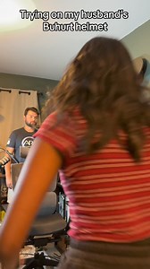 That was way too heavy to move in 😭 #funnyvideos #buhurt #husbandandwifecomedy | Gabriella Bell