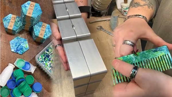 The fascinating journey of recycled plastic in motion