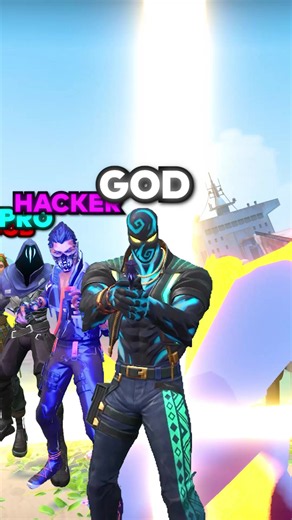 NOOB vs PRO vs HACKER vs GOD Crosshair! 🤯 #crosshairx #Valorant #valorantcrosshair #aimtraining