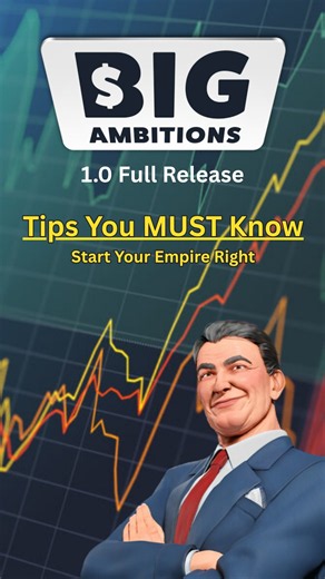 Big Ambitions 1.0 | Beginner Tips You Need to Know #BigAmbitions #tycoongame #gaming #money