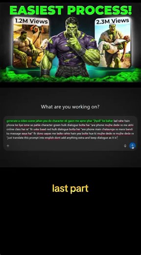 Create Perfect Hulk AI Videos in One Click