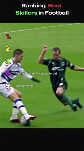 Ranking Top 5 Skillers in Football #shorts #viral #football