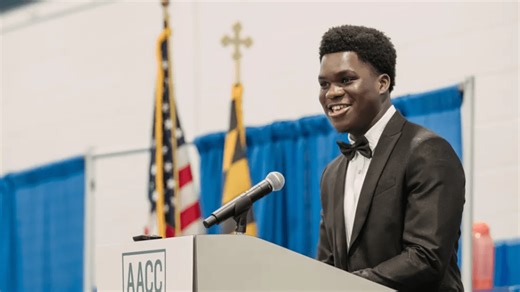 Glen Burnie student is first high schooler to win award for college students