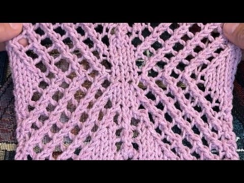 ASMR 🧶Part 2 , 🦋 Charming Butterfly Stitch Pattern | Easy & Beautiful Knitting ASMR