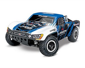 Traxxas Slash 4X4 VXL Brushless 1/10 4WD RTR Short Course Truck (Vision) [TRA68086-4-VISN]