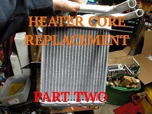 Part 2 - Heater Core Replacement - 98 Chevy Blazer