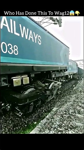 Who Did This To Wag12😱👀 #railway #automobile #railfan #shorts