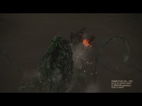 GODZILLA ps4:2 Biollante vs Burning Godzilla