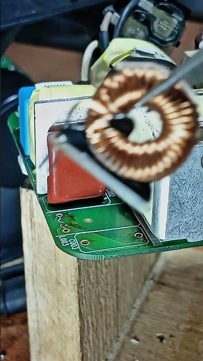 inductor toroid #pcb #component #electronic #shortvideo