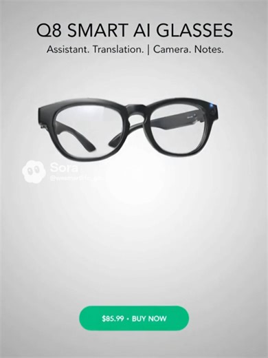 Discover Q8 Smart AI Glasses for Everyday Use