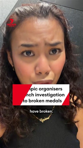 Some athletes at the Milano Cortina Winter Olympics have broken their medals shortly after receiving it. Olympic organisers have launched an investigation to look into "what exactly the problem is". #medals #Olympics #Italy #sport #sportnews | 7NEWS Australia