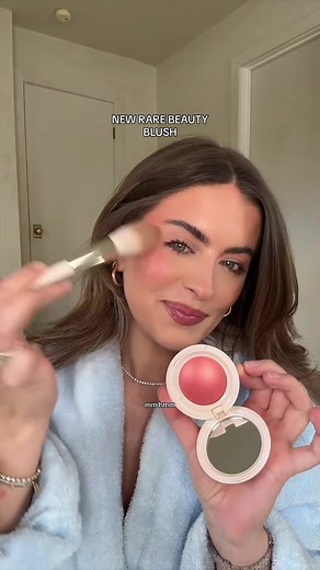 NEW RARE BEAUTY BLUSH First Impression Makeup Review