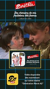 Dorothée - Les chansons de vos feuilletons télé favoris - L'album en vidéo Voir la vidéo : https://odysee.com/@dorotheemagazine:b/Récré-A2---L'album-en-vidéo:6 #dorothee #clubdorothee #dorotheemagazine #recrea2 | Dorothée Magazine