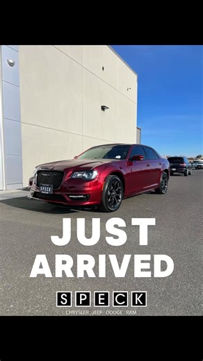 ✨ See the stunning 2023 Chrysler 300 at Speck CDJR this weekend! ✨ This bold and stylish sedan comes loaded with AWD, heated seats, a Wi-Fi hotspot, and more — the perfect blend of luxury and performance.  Stop by Speck CDJR and take it for a test drive today — this vehicle won’t last long! | Speck Chrysler Jeep Dodge Ram | Facebook