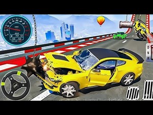 Mega Ramp Car Crash Simulator 3D - Mega GT Car Crash Simulator - Android Gameplay
