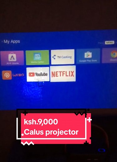 ksh.9,000 Use: Calus Android Projector, Portable Projector Audio Formats: MP3, WMA, OGG, AAC, FLAC, APE, WAV Certification: CE, FCC, RoHS Screen Scale: 16:09 Power: 30W Zoom: Yes Brightness (Lumen): 1200 ANSI lumens Display Technology: DLP Projection Screen Size: 30-300 inches The CALUS Z10X PRO 4k PROJECTOR is a digital projector that is portable and supports a resolution of 1920 × 1080 (4k) and can play various audio formats including MP3, WMA, OGG, AAC, FLAC, APE, and WAV Here are some additi